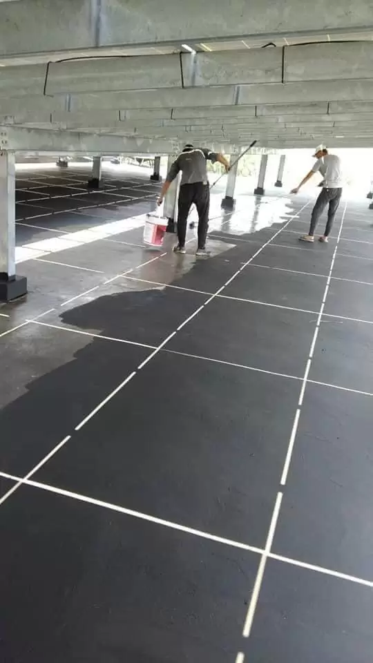 防水工程施作中